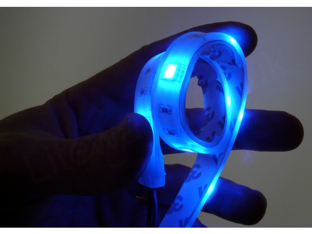 300mm Flexible LED Tape (9 LEDs) (SILICONE) - Blue Specialised LED Strip