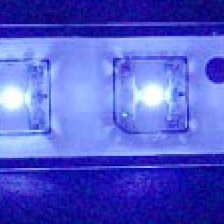 1000mm LED Bar (IP44) (12vdc) with fittings - Blue