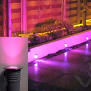 Colour Changeable (RGB) LED Spotlight, Waterproof (IP67)