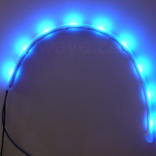 300mm Flexible LED Tape (9 LEDs) (SILICONE) - Blue 300mm Flexible LED Tape (9 LEDs) (SILICONE) - Blue