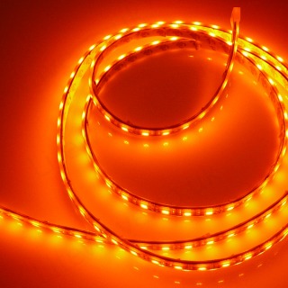 2 Meter LED Tape (Black PCB, 120 LEDs, SILICONE) 12vdc Meter - Amber 2 Meter LED Tape (Black PCB, 120 LEDs, SILICONE) 12vdc Meter - Amber
