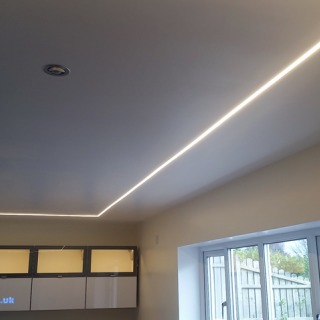 Ceiling and Wall Lighting Strip with Profile - Dotless Ceiling and Wall Lighting Strip with Profile - Dotless
