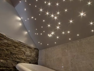 Bathroom with a Star Ceiling