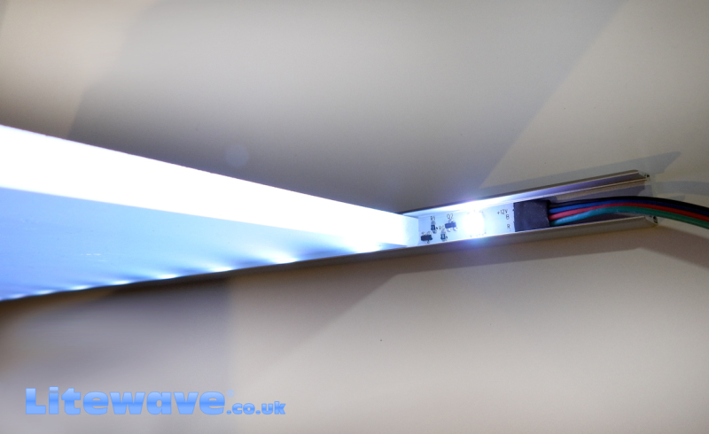 This Acrylic Panel is is edge lit using Aluminium Channel and Colour Changeable LED Strip