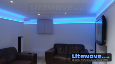 Aluminium Wall Uplighter with LED Strip